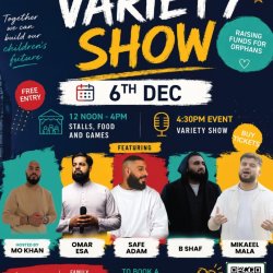 Variety Show in London with Mikaeel Mala, Safe Adam, Omar Esa, Mo Khan and B Shaf December 6th