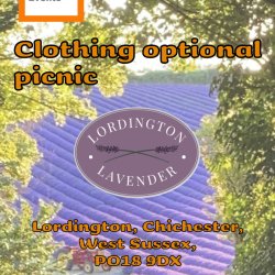 Clothing Optional Picnic at Lordington Lavender
