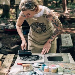 Christmas Printmaking with Katie May of Fleur De Coeurs