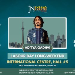 Navrang Navratri Festival Canada 2026 With ADITYA GADHVI - MONDAY 7th September, 2026