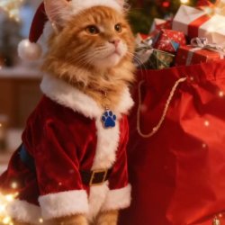 An Evening with Dollzuki Maine Coon Cats - Santa Claws