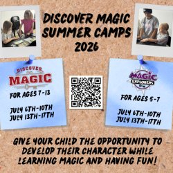 Discover Magic  & Magic Explorer Summer Camps 2026