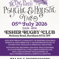 ESHER - The Big Purple Pop Up Psychic & Holistic Fair - TRADER ONLY