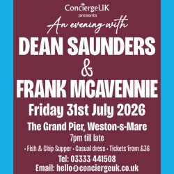 An evening with Dean Saunders & Frank McAvennie