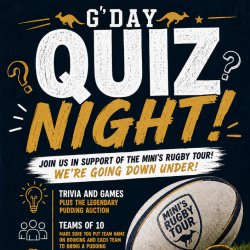 G’Day Quiz Night! ~ Friday 25th September 2026