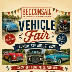 Car Show at Becconsall Heritage Park