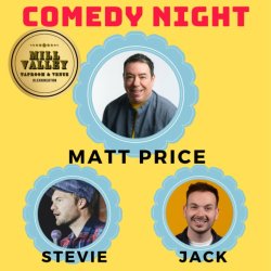 AUGUST COMEDY NIGHT FROM 8PM