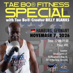 Tae Bo Special with BILLY BLANKS, November 7, 2026 Hamburg, Germany