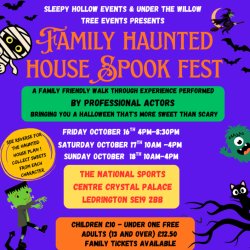 FAMILY HAUNTED HOUSE FESTIVAL (Sunday October 18th)