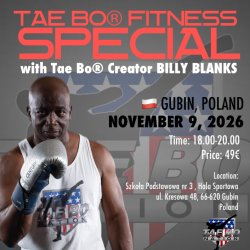Tae Bo Special with BILLY BLANKS, November 9, 2026 Gubin, Poland