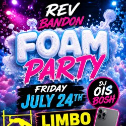 Rev Bandon Foam Party with Oish Bosh