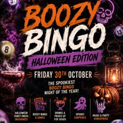 Boozy Bingo Halloween Edition