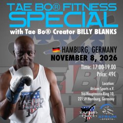 Tae Bo Special with BILLY BLANKS, November 8, 2026 Hamburg, Germany
