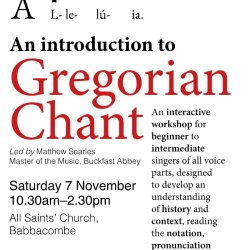 An introduction to Gregorian Chant
