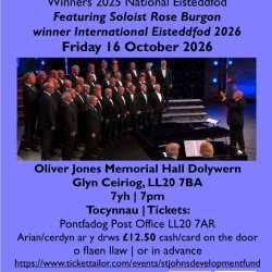Rhos Male Voice Choir Cor Meibioin Rhos Autumn Concert