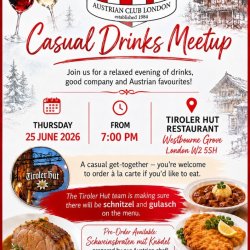 Casual Drinks Meetup at Tiroler Hut