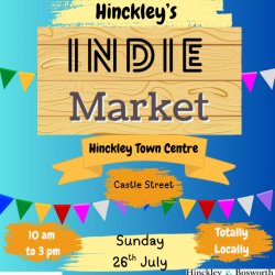 Hinckley Indie Market 26th July FULL crystals, wax melts, crochet, diamond art, sweets, flowers