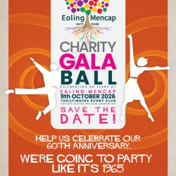 Charity Gala Dinner celebrating Ealing Mencap's 60th Anniversary. 20th March 2026 - Trailfinders Rugby Club