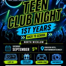 1st Year Club Night - Back to School! Parkview