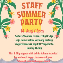 St Hilda's Staff Summer Party 2026