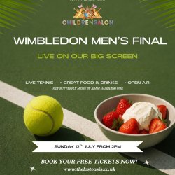 FREE ENTRY: Lost Oasis x WIMBLEDON Men's Final Day presented by Childrensalon