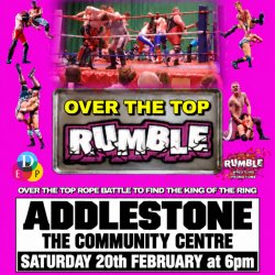 Rumble Wrestling Tour Comes to Addlestone for 2027 Rumble