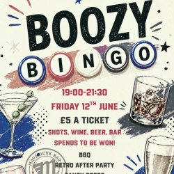 Boozy Bingo Retro Party!