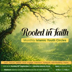 Rooted in Faith – Monthly Islamic Youth Circles