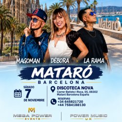 MATARO BARCELONA FESTIVAL DE LA CUMBIA VILLERA TOUR EUROPA 2026