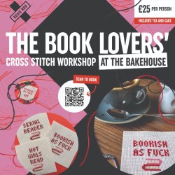 The Book Lovers' Cross Stitch Workship