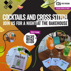 Cocktails and Cross Stitch