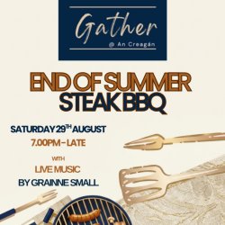 END OF SUMMER STEAK BBQ