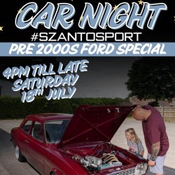 Poster of #szantosport car night - pre 2000s Ford Special