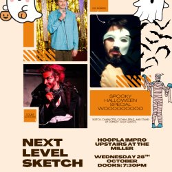 Next Level Sketch Halloween Special with Joz Norris, Mikey Bligh-Smith, and Count Gaylord