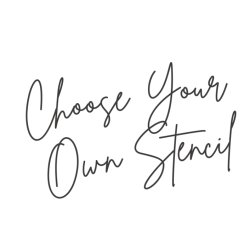 Tickets Low: Choose Your Own Stencil Crushed Glass Party