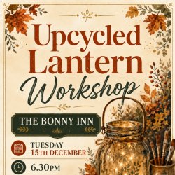 Lantern making at The Bonny Inn