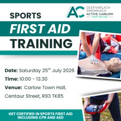 Sports First Aid - Sat 25th July