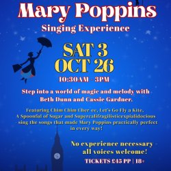 Mary Poppins Singing Experience with Beth Dunn & Cassie Gardner
