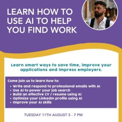 Learn how to use AI to help you find work Masterclass