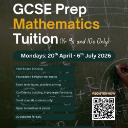 GCSE Mathematics Tuition (Year 9s & 10s only)