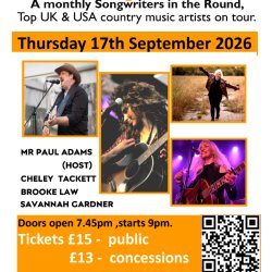 Country Music At Obies Bar  - Songwriters Round Live