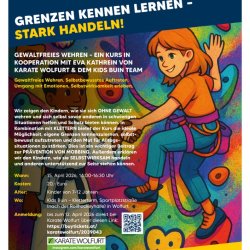 Stark ohne Gewalt: Selbstbehauptung & Klettern für Kinder