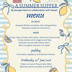 A Summer Supper by Georgia Hearn and YAMAS!