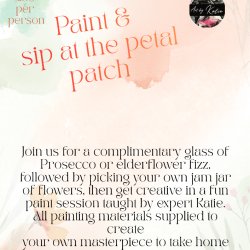 Paint & sip @ the patch 🌸