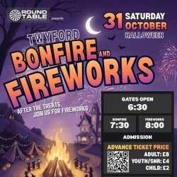 Twyford Round Table Bonfire & Fireworks 2026
