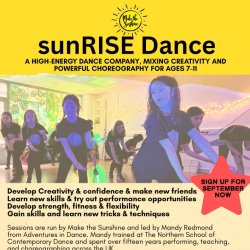 SunRISE Dance - GROUP 1, 3:20 - 4:20pm