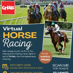 Charity Race Night Poster for the Event