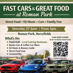 Fast Cars & Great Food - Car Display
