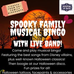 Spooky Family Music Bingo