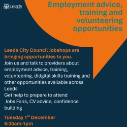Little London Community Centre Employment Advice, Training and Volunteering Opportunities